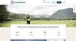 Desktop Screenshot of hjartdalbanken.no